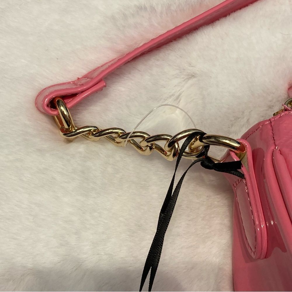 NWT Juicy Couture Pink Lemonade Effortless Crossbody Bag PVC - Picture 6 of 11